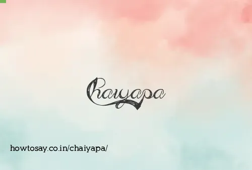 Chaiyapa