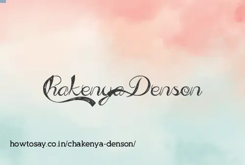 Chakenya Denson