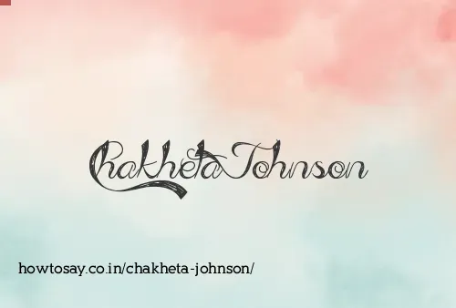 Chakheta Johnson