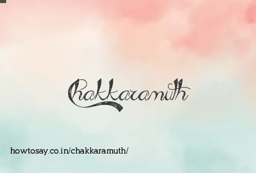 Chakkaramuth