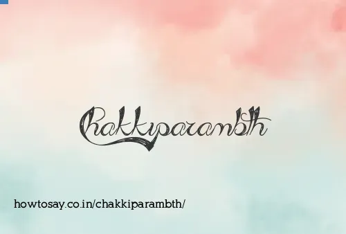 Chakkiparambth