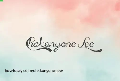Chakonyone Lee