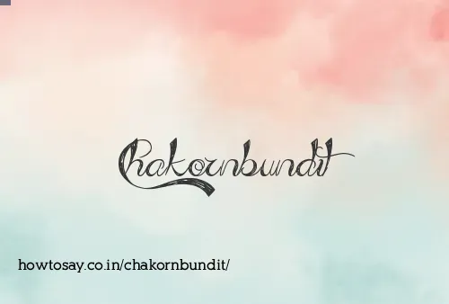 Chakornbundit