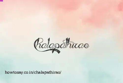 Chalapathirao