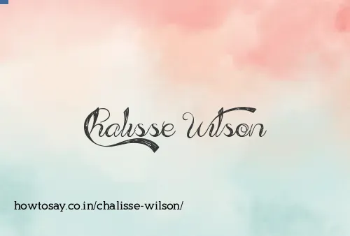 Chalisse Wilson