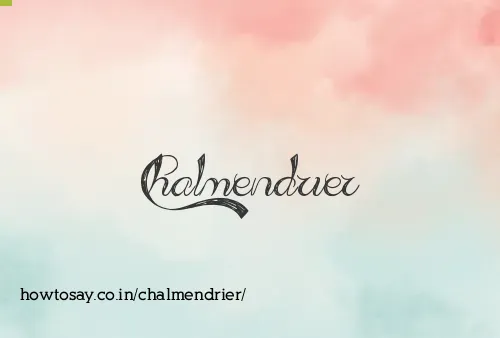 Chalmendrier