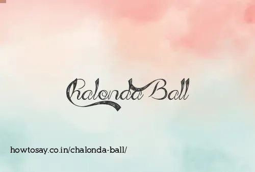 Chalonda Ball