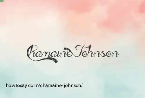 Chamaine Johnson