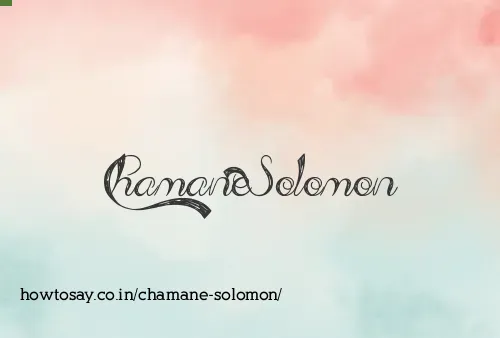 Chamane Solomon