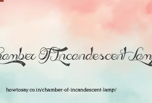 Chamber Of Incandescent Lamp