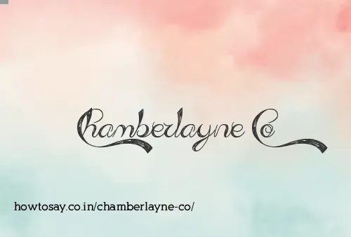 Chamberlayne Co
