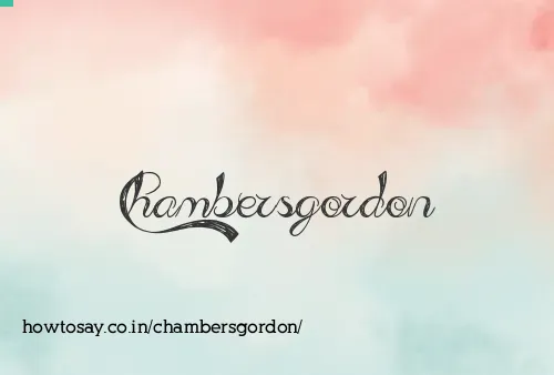 Chambersgordon