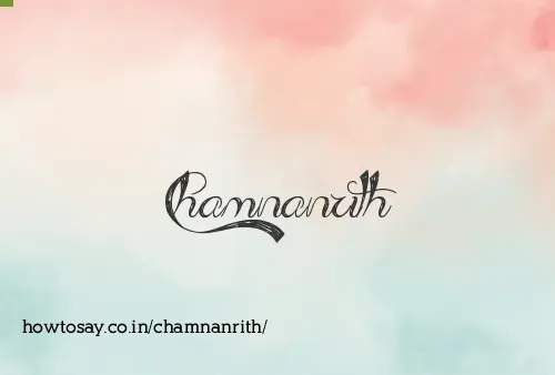 Chamnanrith