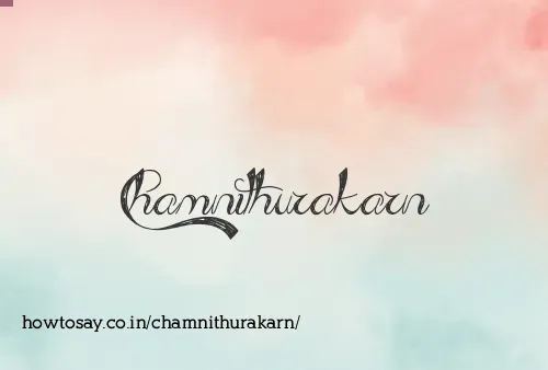 Chamnithurakarn