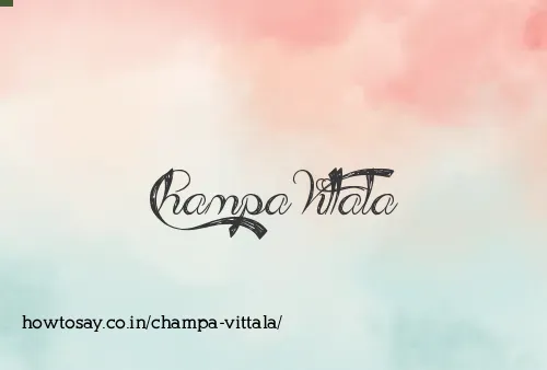 Champa Vittala