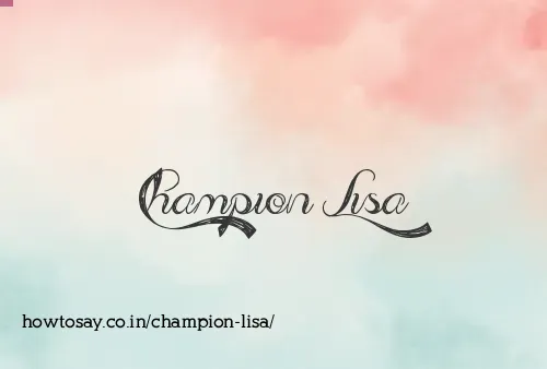 Champion Lisa