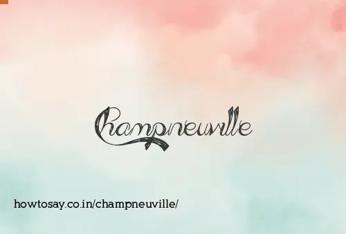 Champneuville