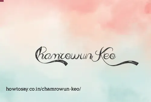 Chamrowun Keo