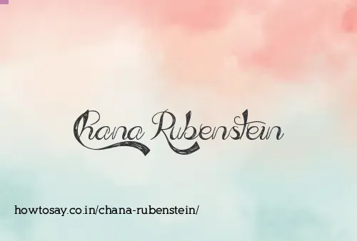 Chana Rubenstein