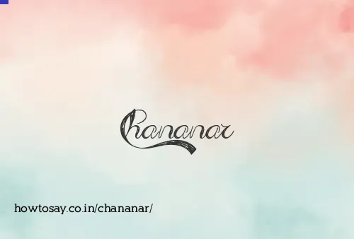 Chananar