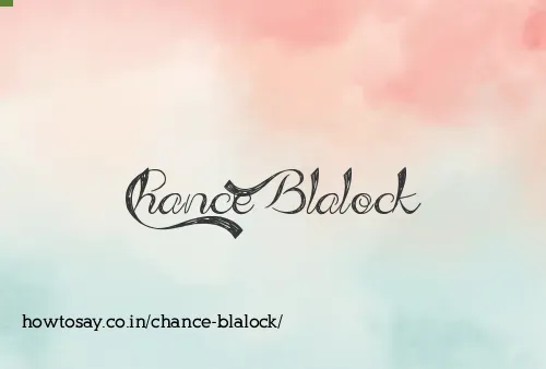 Chance Blalock