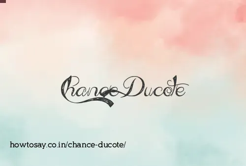 Chance Ducote