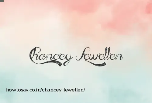 Chancey Lewellen