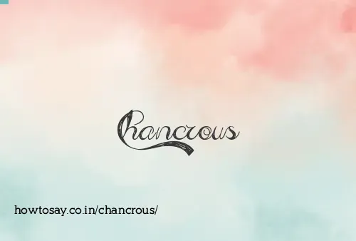 Chancrous