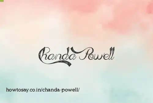 Chanda Powell
