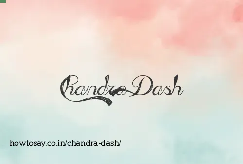 Chandra Dash