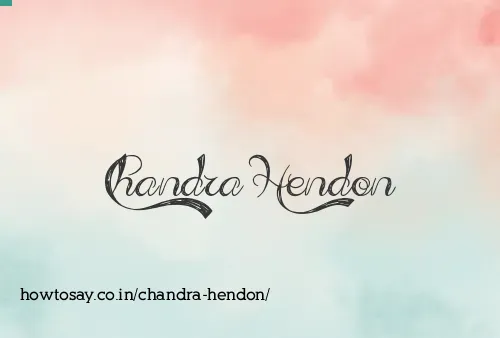 Chandra Hendon