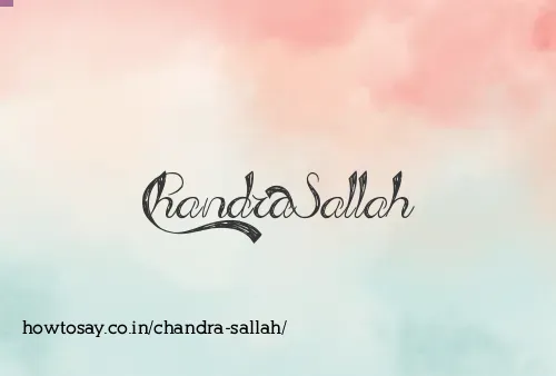 Chandra Sallah