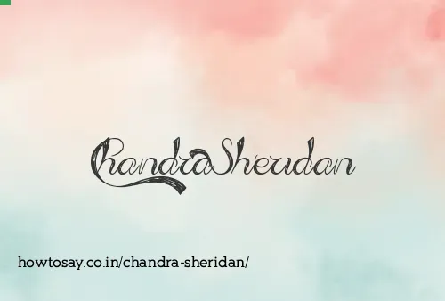 Chandra Sheridan