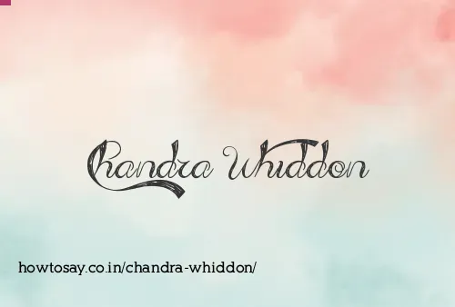 Chandra Whiddon