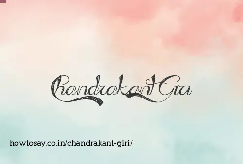 Chandrakant Giri