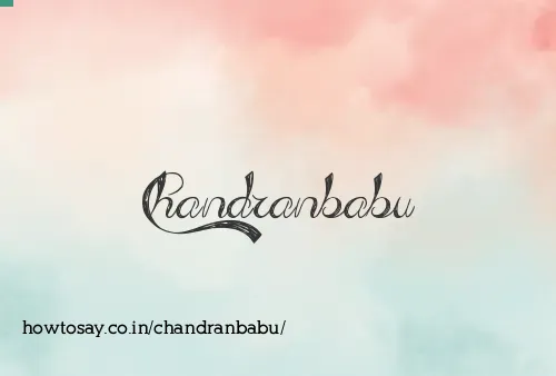 Chandranbabu