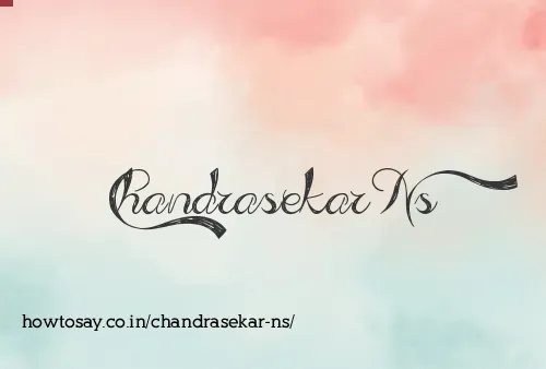 Chandrasekar Ns