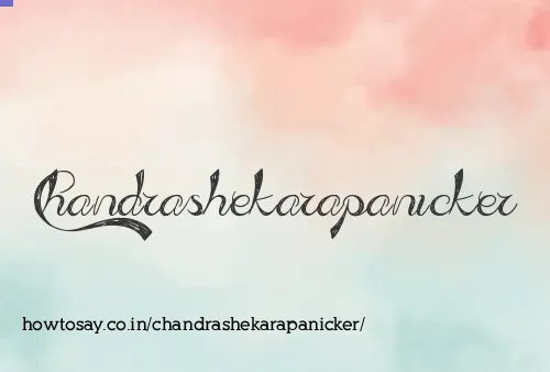 Chandrashekarapanicker