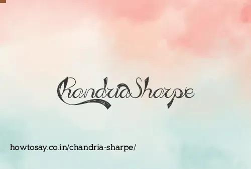 Chandria Sharpe