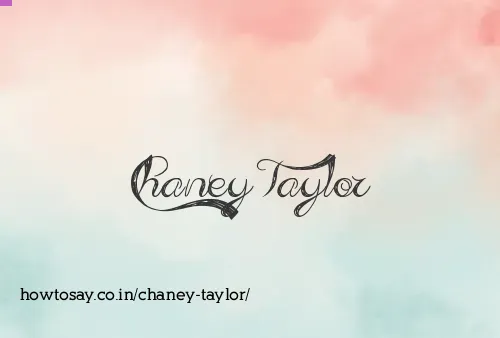 Chaney Taylor
