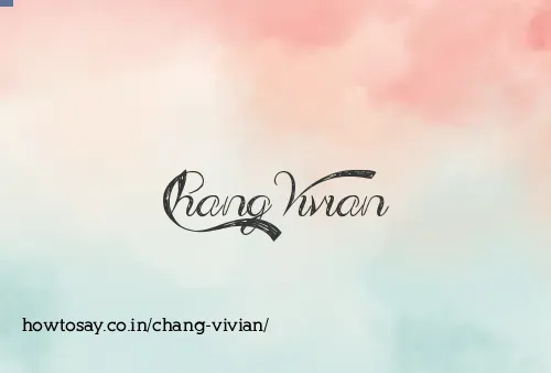 Chang Vivian