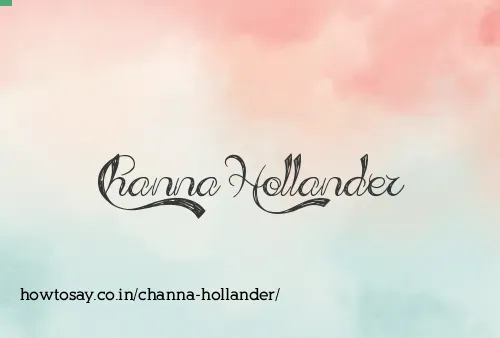 Channa Hollander