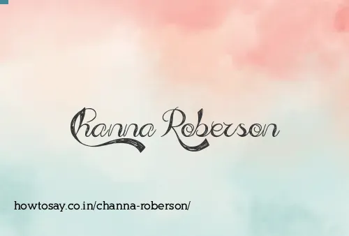 Channa Roberson