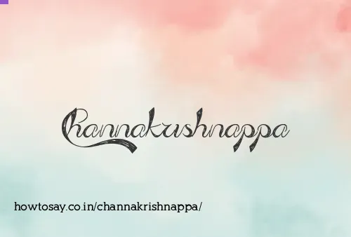 Channakrishnappa