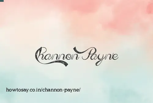 Channon Payne