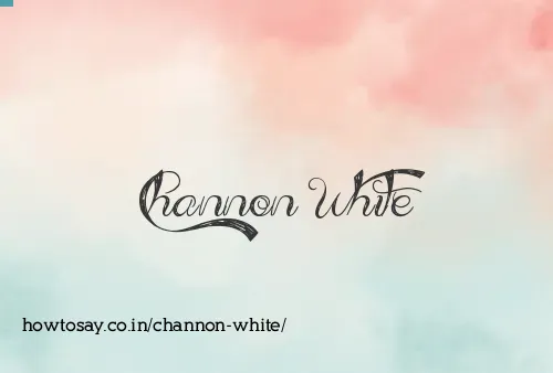 Channon White