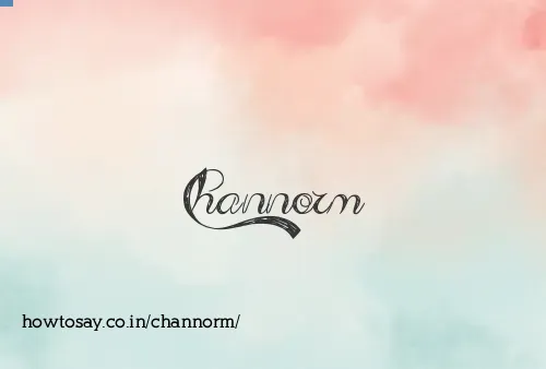 Channorm