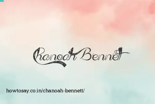Chanoah Bennett