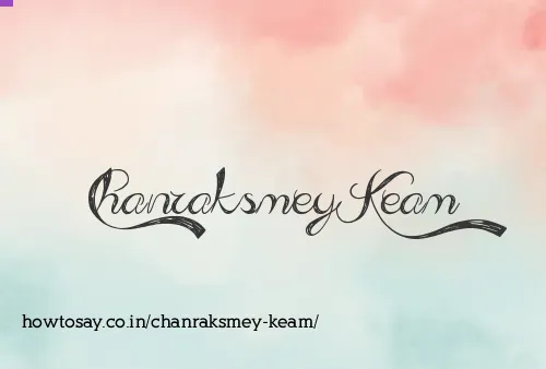 Chanraksmey Keam