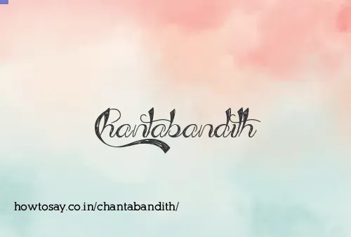 Chantabandith